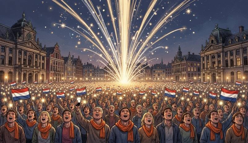 Vlag & mensen 015