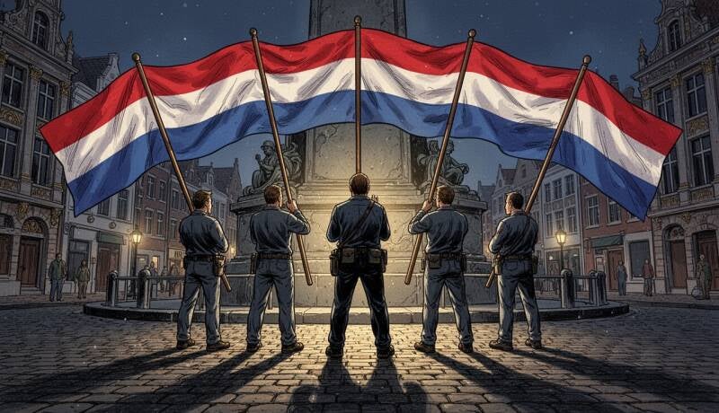 Vlag & mensen 020