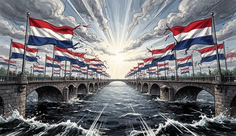 Vlag & mensen 051